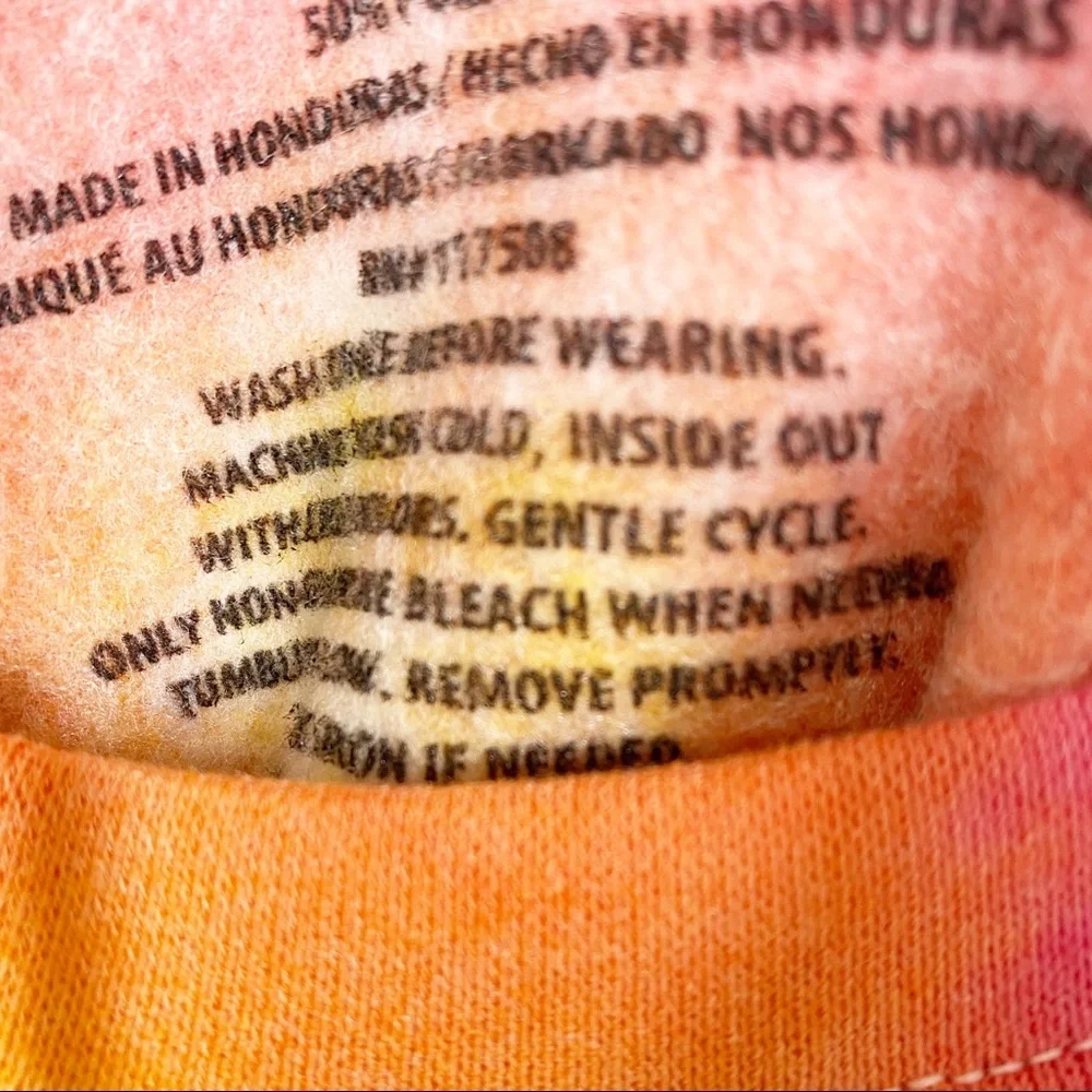 Nickelodeon Rugrats Tie Dye Graphic Oversized Crewneck Sweatshirt M - Picture 13 of 13